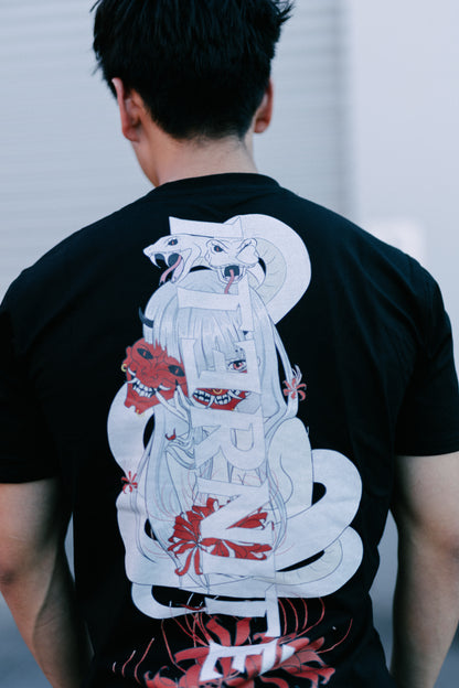 HEBI AKUMA TEE - Black