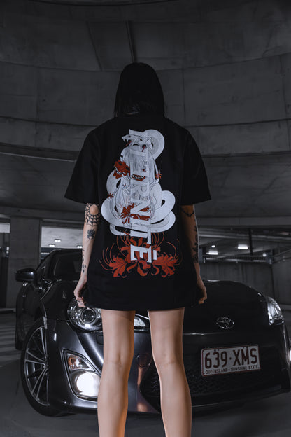 HEBI AKUMA TEE - Black