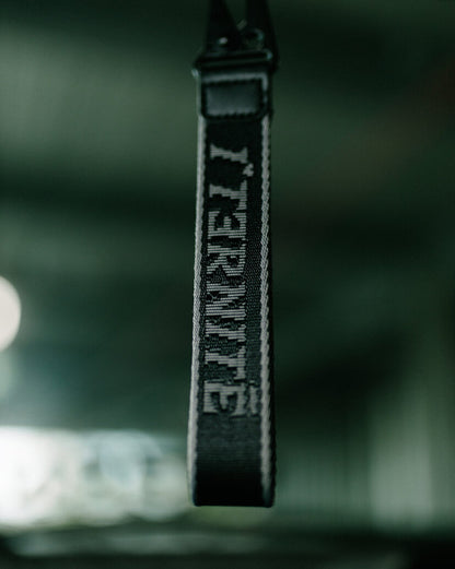 ITERNITE SHORT JAQUARD LANYARD - Black