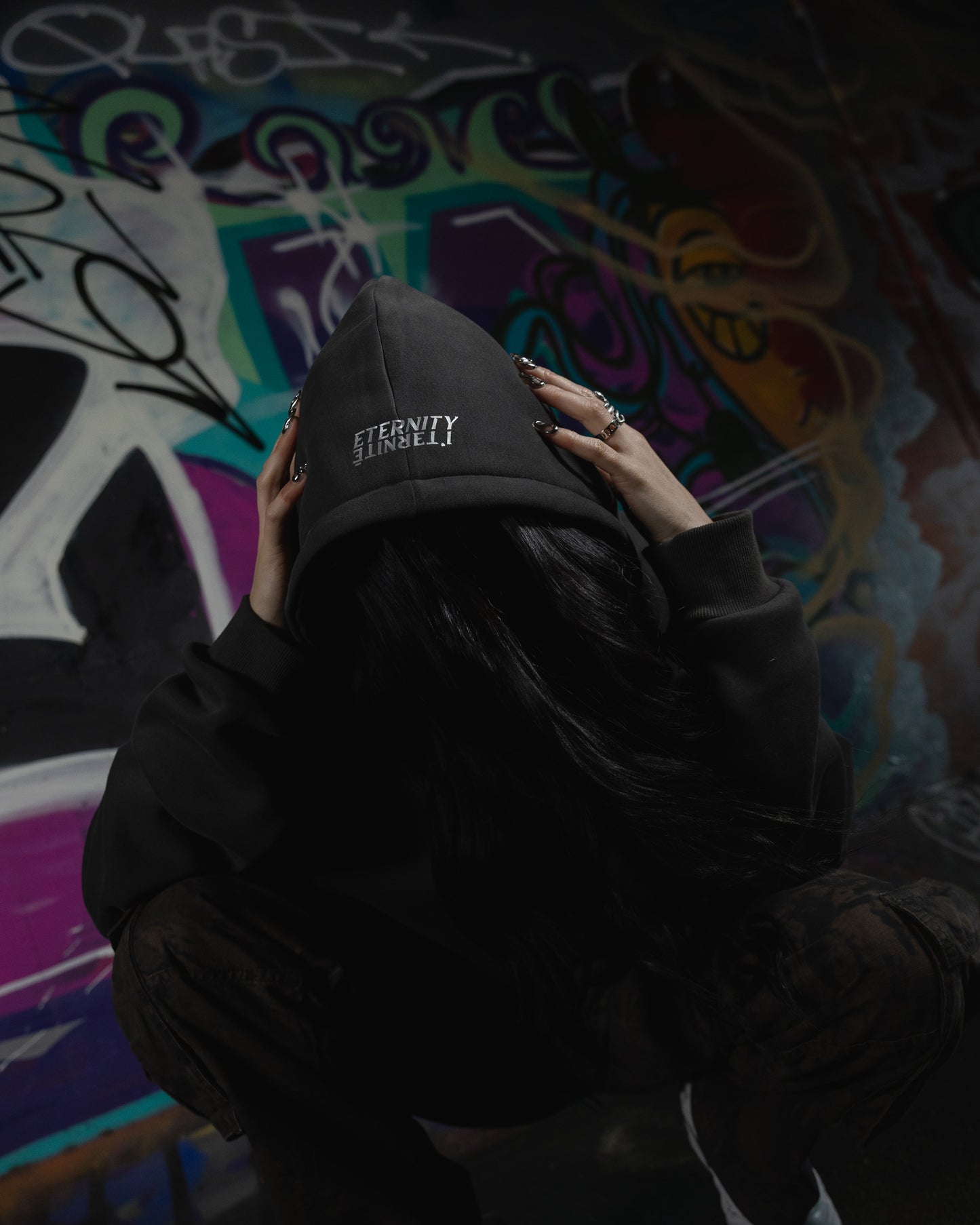 HIDDEN MESSAGE REFLECTIVE HOODIE